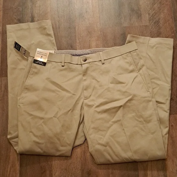 Haggar iron free premium dress khaki sz 34 29 brand new with Tag - Picture 4 of 6